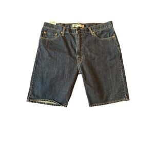 LEVI'S Dark Wash 505 Straight Shorts Jorts Men's Size 40